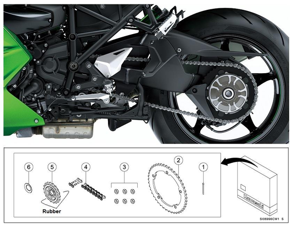 Genuine Chain and Sprocket Kit