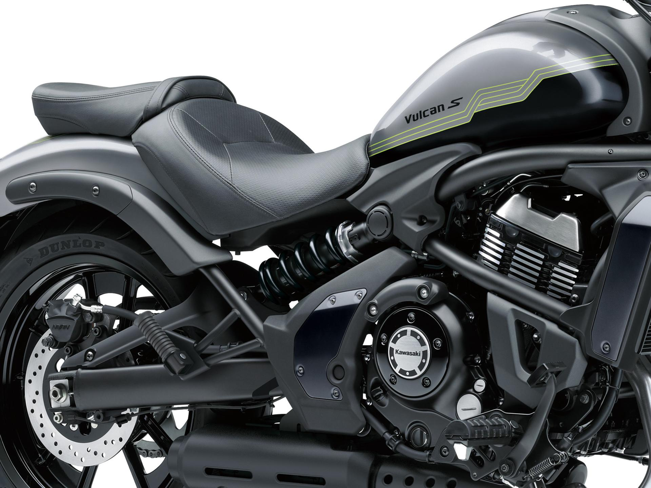 Slim backbone-style rear frame